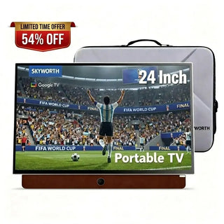 RoamScreen – 24-Inch Portable Smart TV with Built-In Battery & Carry Case