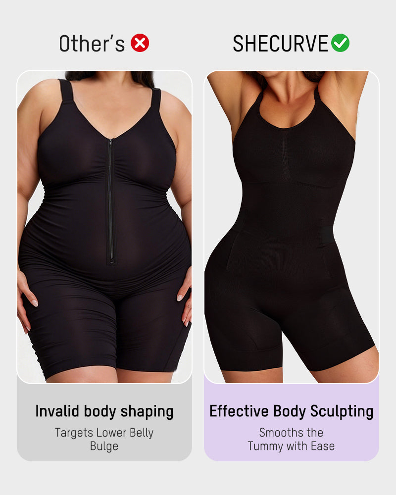 SculptEase – All-in-One Sculpting Bodysuit with Pull-Away Back Panel