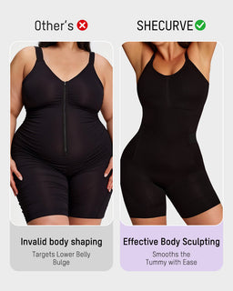 SculptEase – All-in-One Sculpting Bodysuit with Pull-Away Back Panel