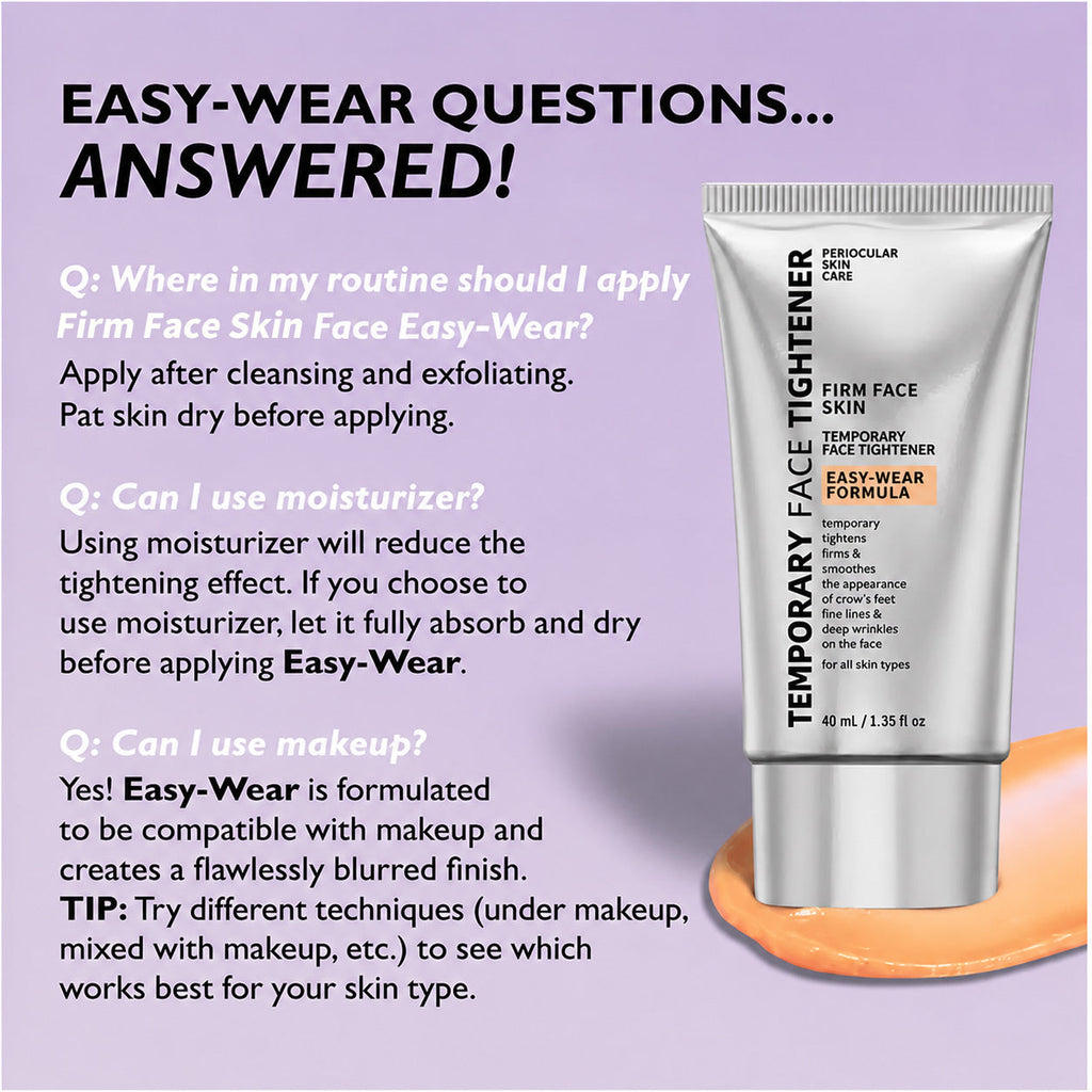 SmoothSet – Instant Firming Temporary Face Tightener, Easy-Wear Formula