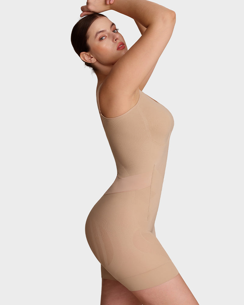 SculptEase – All-in-One Sculpting Bodysuit with Pull-Away Back Panel