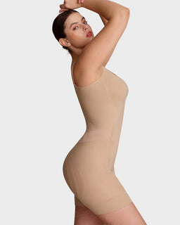 SculptEase – All-in-One Sculpting Bodysuit with Pull-Away Back Panel