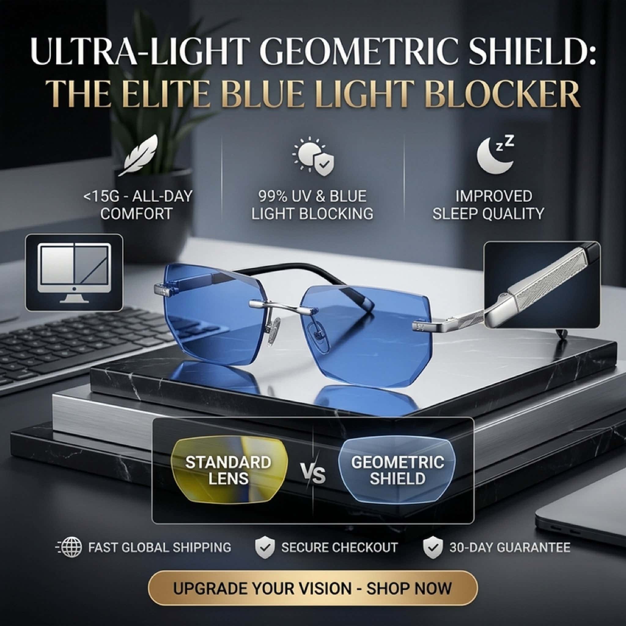 ClearShift – Smart Auto-Focus Reading Glasses for Crystal-Clear Vision