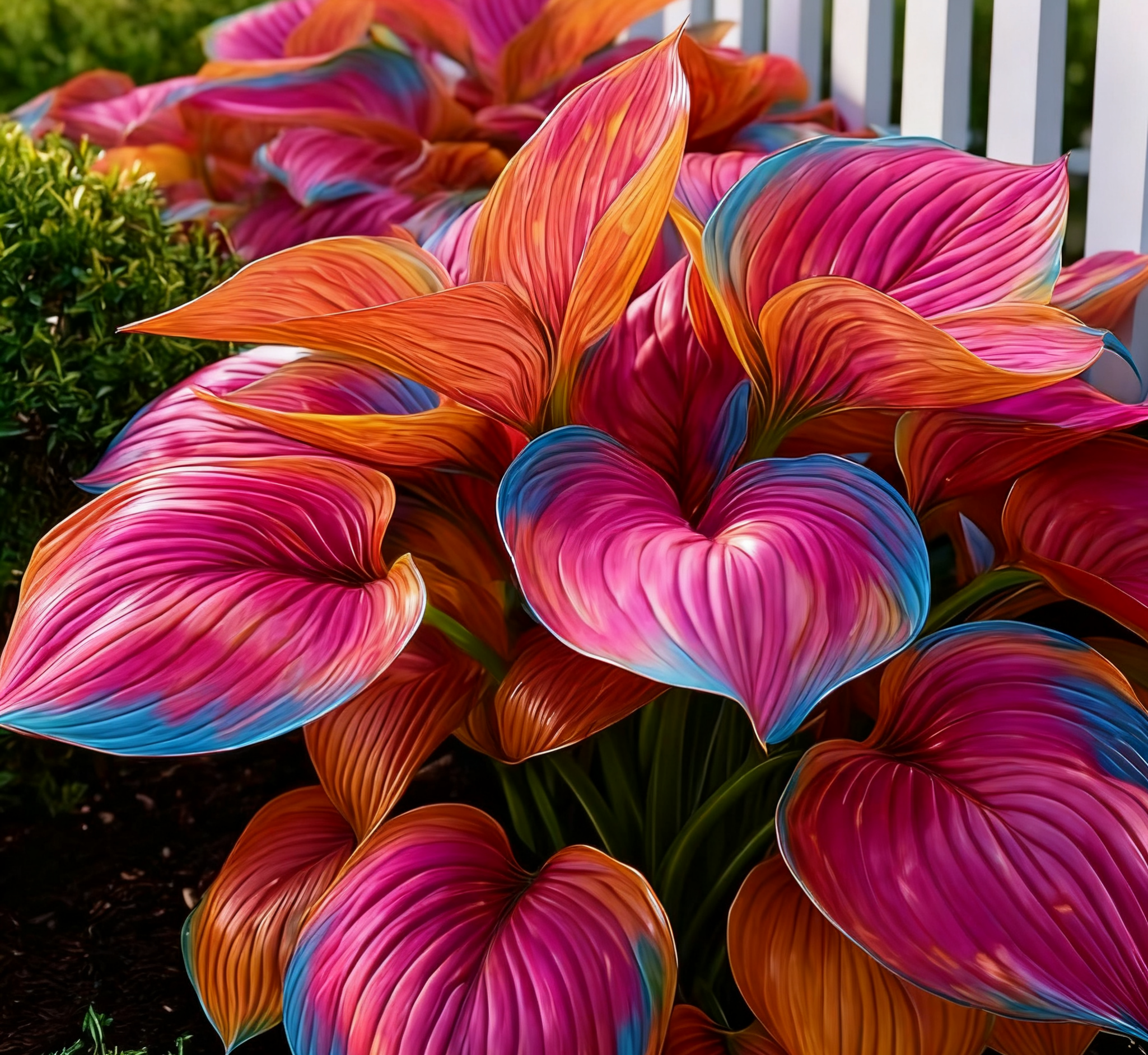 🌿Rare Multicolor Hosta Seeds – Unique Variegated Leaves for Eye🌸