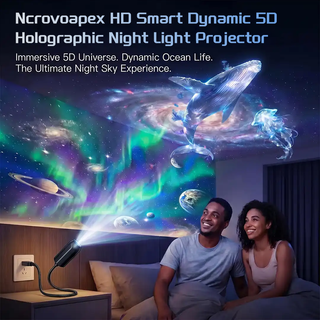 NebulaTide – 5D Galaxy & Ocean Projector Night Light for Bedroom & Car