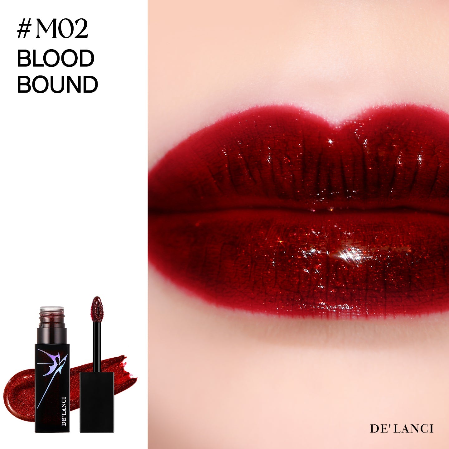 AlterRealm – Vegan Shimmer Velvet Lip Gloss in Bold Gothic Shades