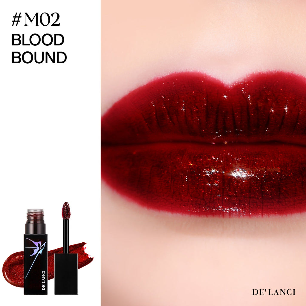 AlterRealm – Vegan Shimmer Velvet Lip Gloss in Bold Gothic Shades