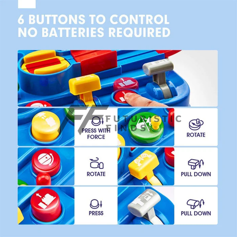 BrainTrack - Interactive Puzzle Car Challenge Set