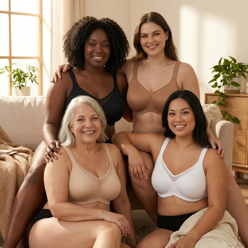 💐SheerEase – Women’s Full-Coverage Minimizer Bra ✨ for Larger Busts