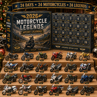 🎁 MotoCountdown – 2026 Motorcycle Legends Advent Calendar: 24 Days, 24 Mini Motorcycles, 24 Legendary Rides