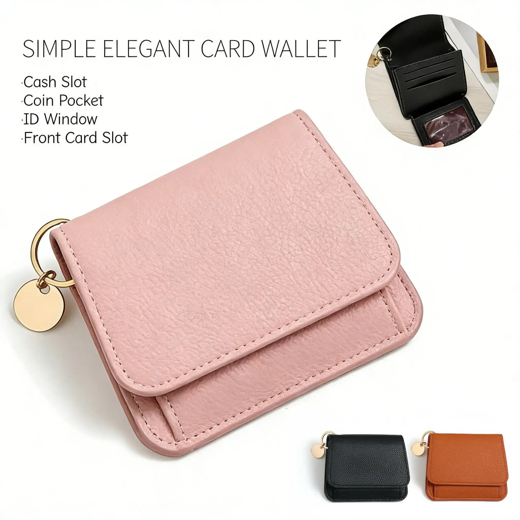 LumaFold – RFID Leather Short Wallet with Coin Pocket