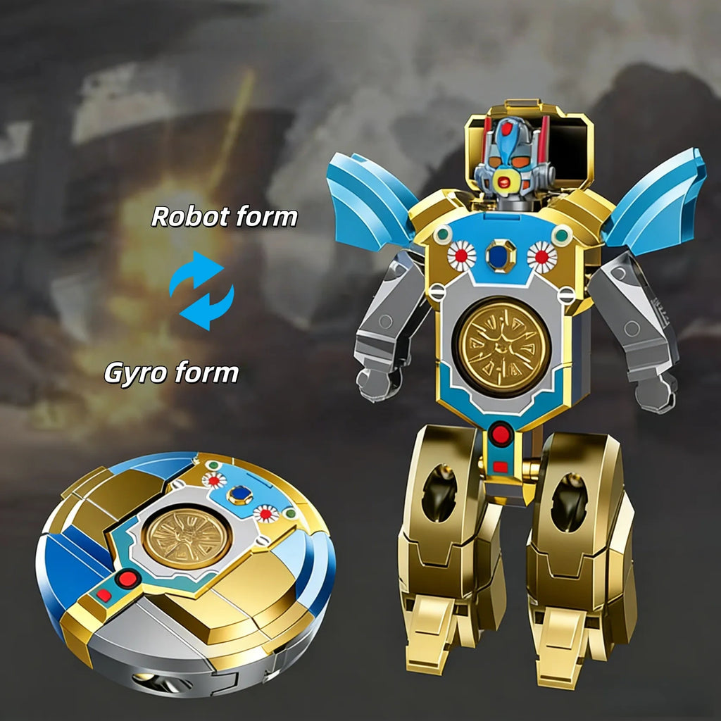 🤖Fingertip Spinner Transforming Robot