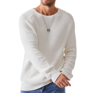 WaffleEase – Men’s Classic Crewneck Sweater