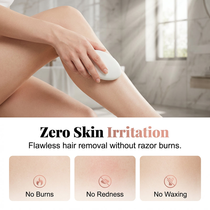 SilkStone – Painless Crystal Hair Eraser with Protective Cover
