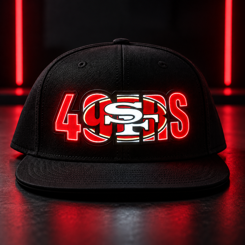 GameGlow – Football Fan LED Light-Up Snapback Cap