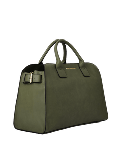 UrbanCarry – Olive Vegan-Leather Organizer Tote