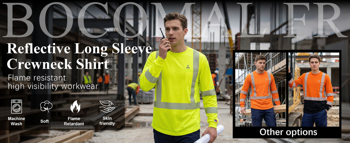 Bocomal FR workwear store image showing pc