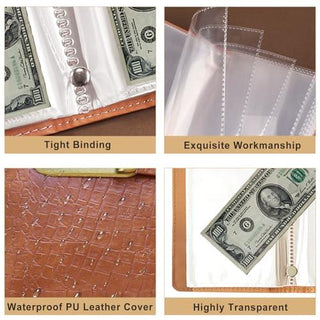 CashVault – 100-Pocket Combination-Lock Currency Album