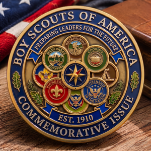 🎖️ ScoutLegacy – BSA 250th Anniversary Commemorative Challenge Coin⚜️