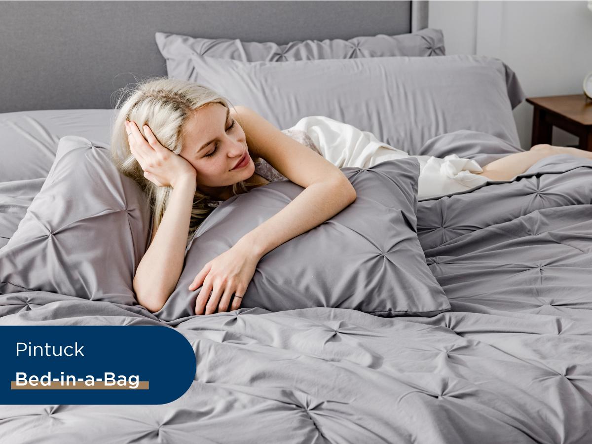Pinch Pleat Comforter Set - Main