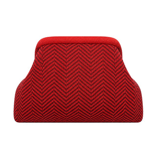 SnapKnit – Snap-Shut Knitted Makeup Bag with Wide Opening