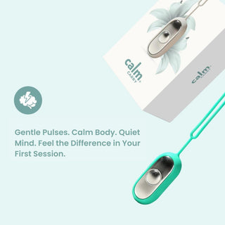 PalmCalm – Handheld Microcurrent Acupressure Device for Calm & Sleep