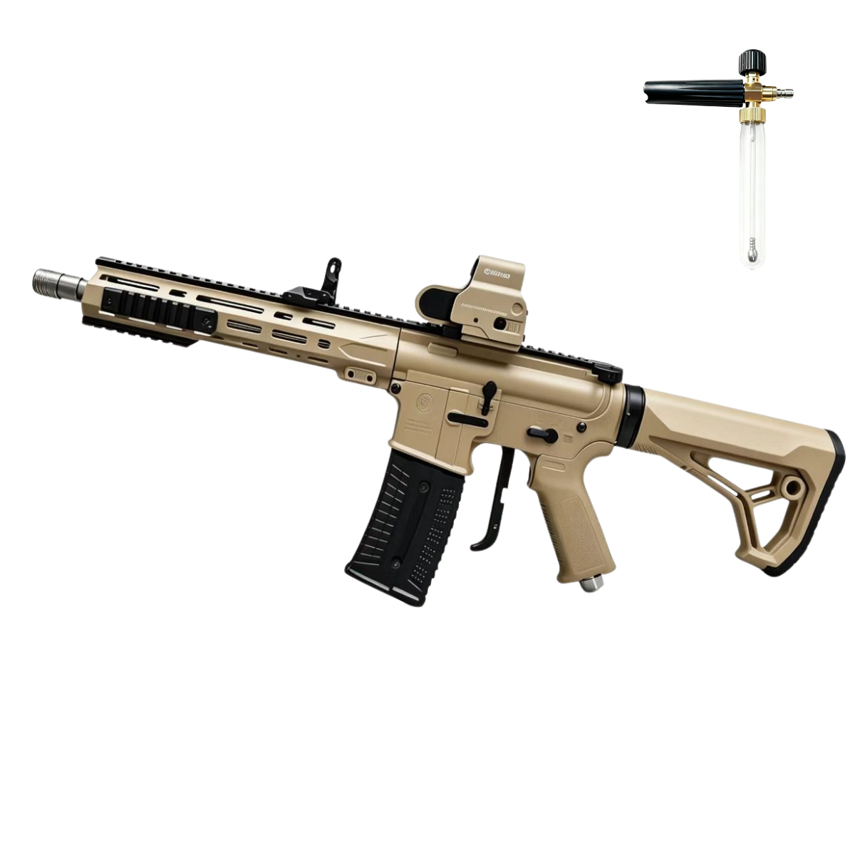 TurboWash X – Tactical-Style Pressure Washer Gun with Foam Cannon
