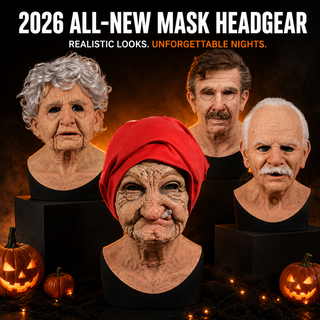 OldSoulMask – Lifelike Full-Head Elderly Character Mask