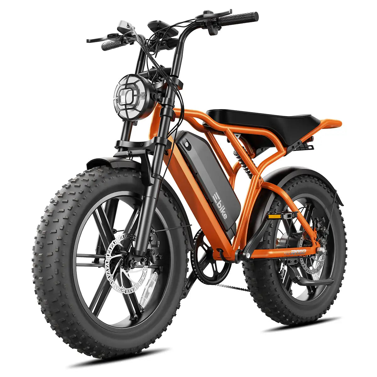 TrailThunder – 1500W Full-Suspension Moped-Style Electric Bike with 20" Fat Tires