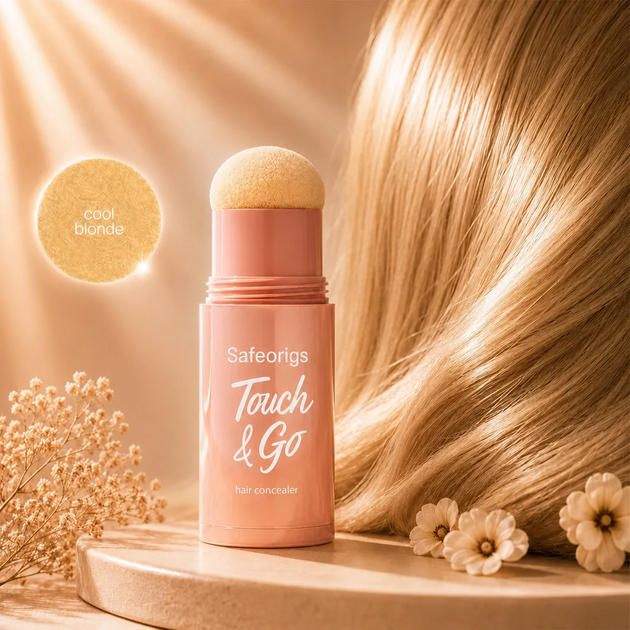 RootSwipe – Waterproof Hair Concealer Stick for Gray Roots & Thinning Areas