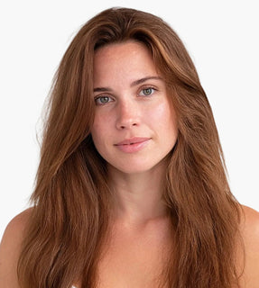 After with straightening iron with comb