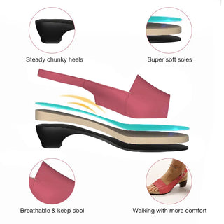 ArchGrace – 😍😍 Women's Comfortable Elegant Low Chunky Heel Shoes