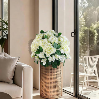 PorchBloom – 🔥🔥 Artificial Outdoor Hydrangea Flowers, UV-Resistant, Waterproof & Windproof