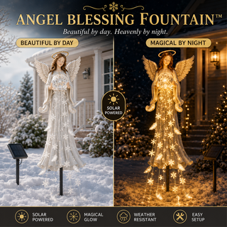 AngelGlow – 🎁✨ Solar Angel Remembrance Garden Light👼