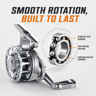 ✨FrostSpool – Metal-Plated Ice Fishing Reel
