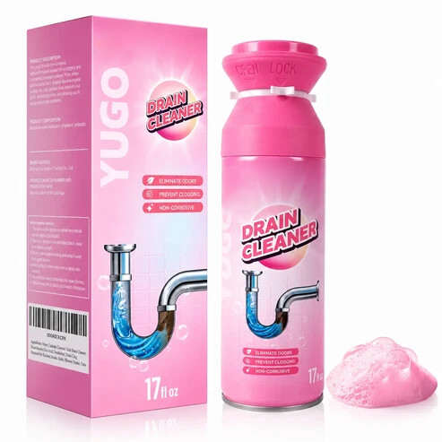 DrainBloom – Foaming Drain Cleaner for Kitchen & Bathroom Drains