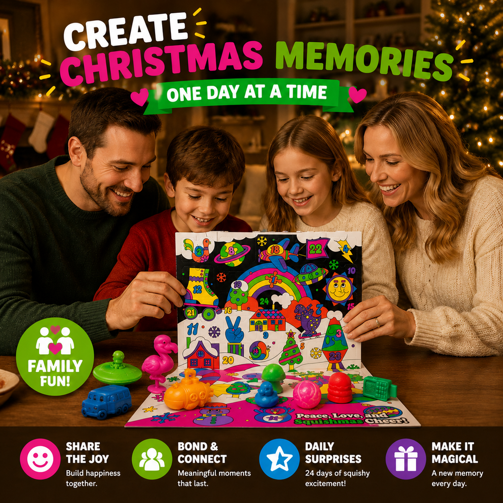 SquishmasCountdown – 24-Day Christmas Squishy Advent Calendar