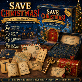 ⏳🎄🔎 ClueQuest – 24-Day Mystery Adventure Advent Calendar