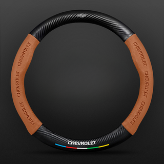 SuedeGrip – Carbon Fiber Suede Steering Wheel Cover, Anti-Slip & Wear-Resistant