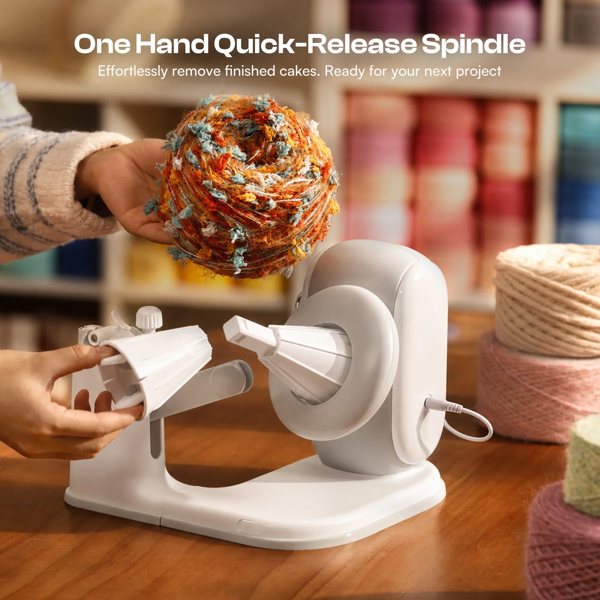 YarnGlide – A1 Pro Max Electric Yarn Winder