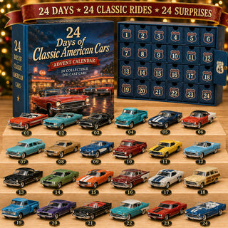 RetroRide – 24-Day Classic American Cars Advent Calendar