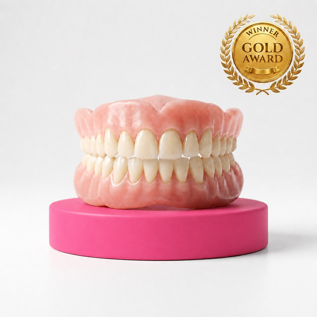 SmileMold – Custom Moldable Upper & Lower Denture Set