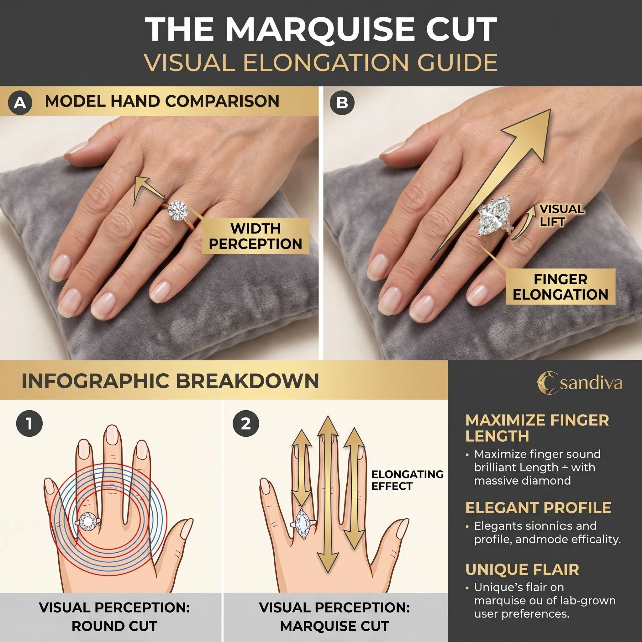 MarquiseMagic – 🔥 Vintage Marquise-Cut Vine Ring That Elongates Your Fingers