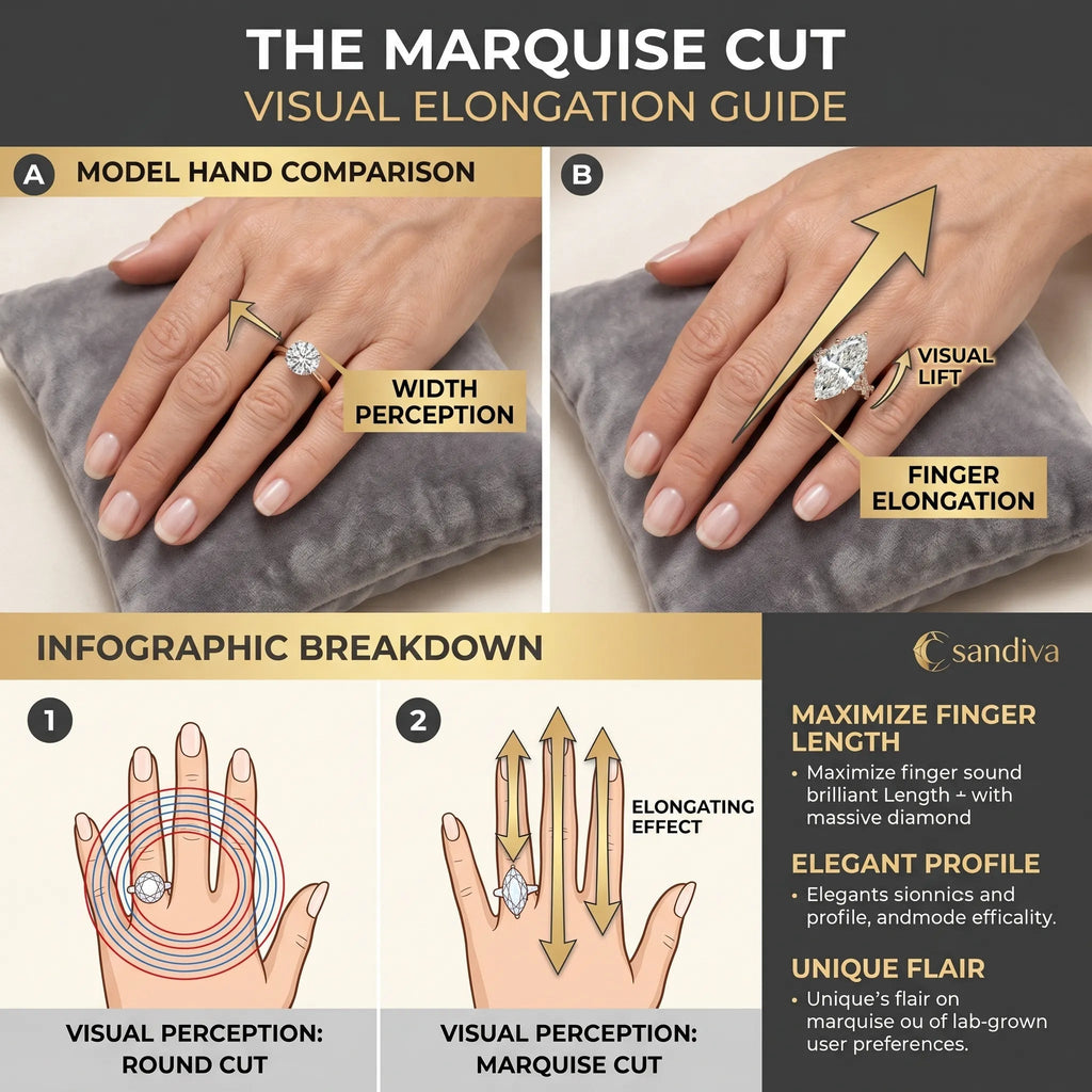 MarquiseMagic – 🔥 Vintage Marquise-Cut Vine Ring That Elongates Your Fingers