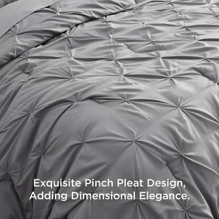 ☁️ CloudPleat – All-Season Pintuck Comforter Set