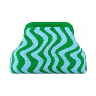 SnapKnit – Snap-Shut Knitted Makeup Bag with Wide Opening