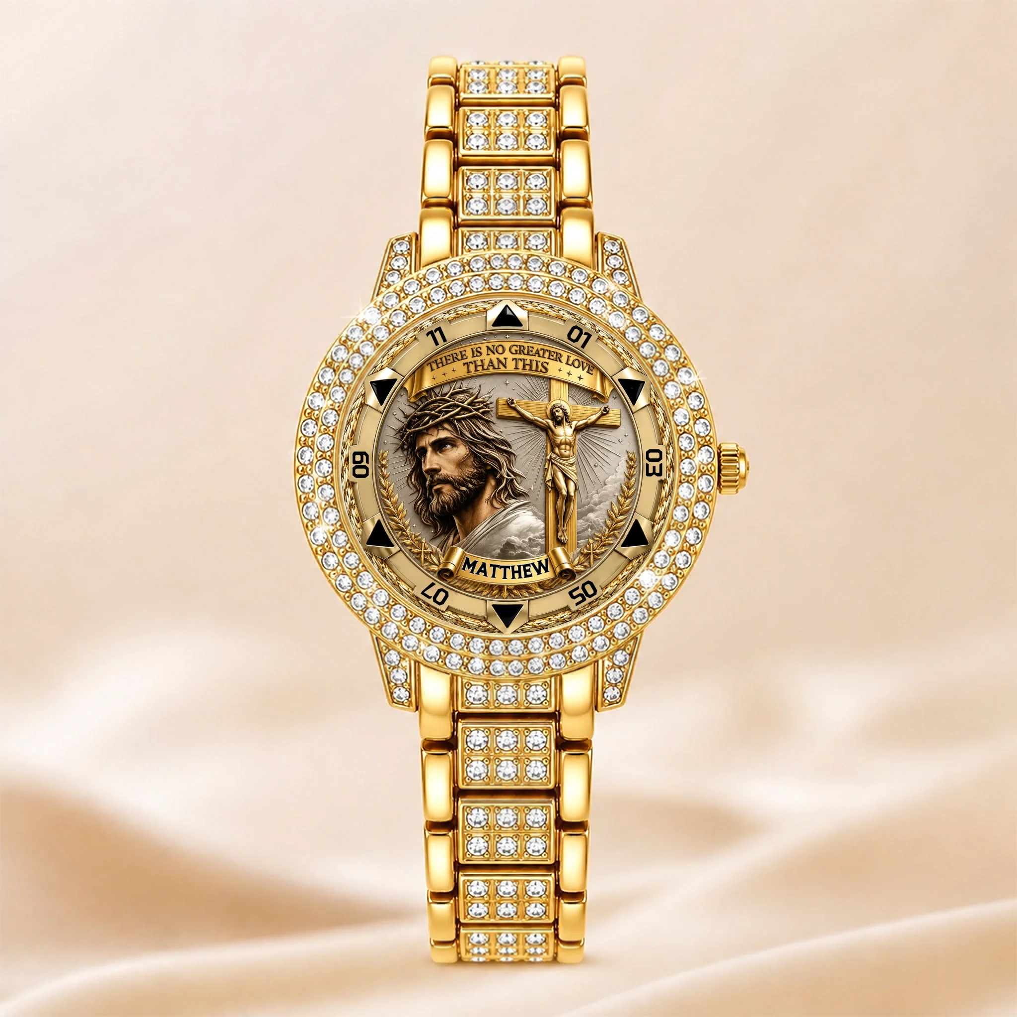 FaithMark – Personalized Crucifix Watch