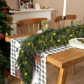 CedarGlow – Pre-Lit Cedar Garland for Every Season
