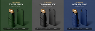 PocketHalo – Mini UV Capsule Umbrella with UPF50+ Sun Protection