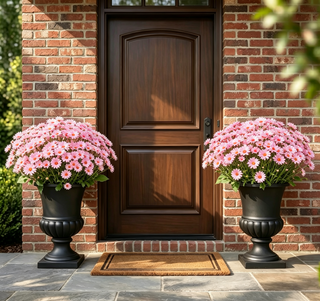 SunsetBloom – 💥🌼 Artificial Outdoor Mums, UV-Resistant, Waterproof & Windproof
